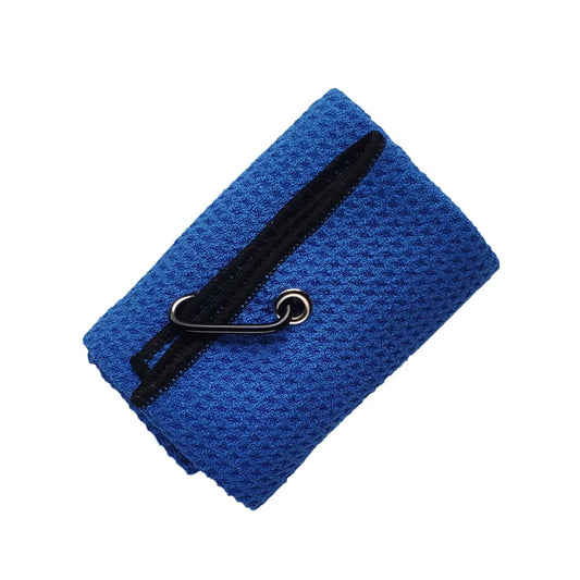 40X50Cm Golf Towel with Hook 4 Colors Microfiber Fabric for Golf Lovers Duty Clip Carabiner Accessories Dorp Ship