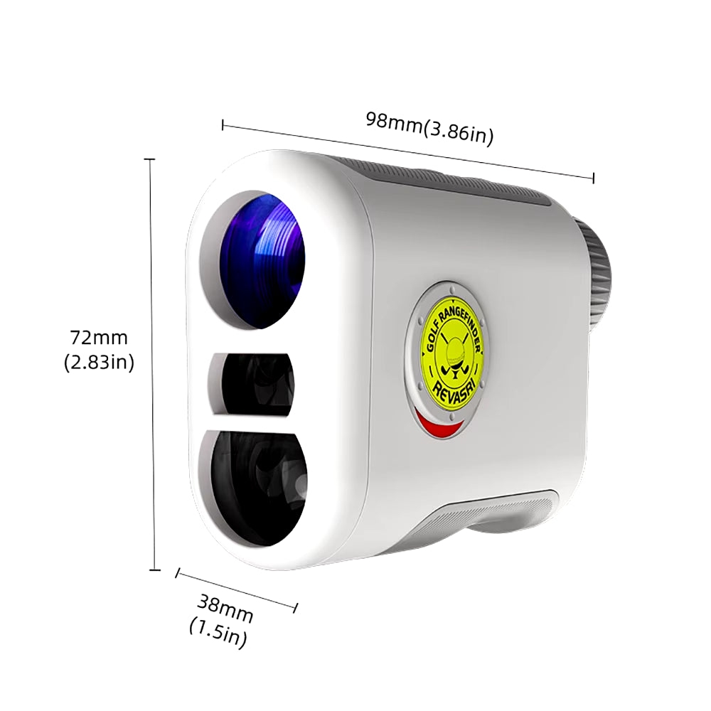 Golf Rangefinder with Slope Switch 1000Y Golf Range Finders with Magnetic Strip Flag Lock Vibration for Tournament Legal