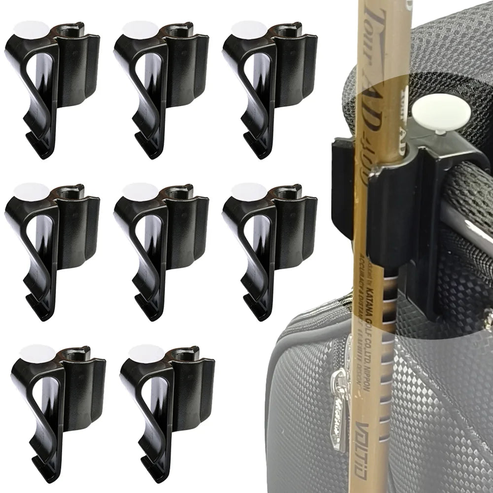 Golf Club Bag Clips on Putter Clamp Holder Organizer Value Durable Plastic Black Putting Clip Golf Accessories for Men and Women