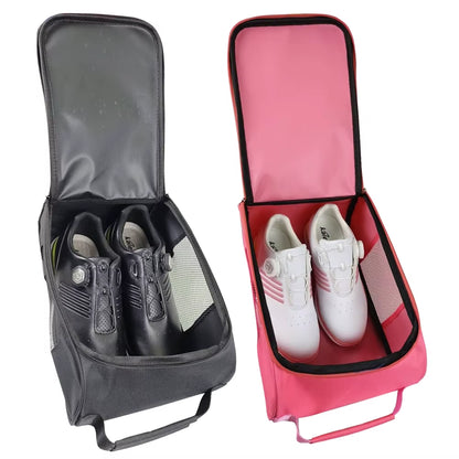 Portable Mini Golf Shoe Bag Nylon Shoes Carrier Bags Lightweight Lightweight Handbag for Travel Golfing Camping