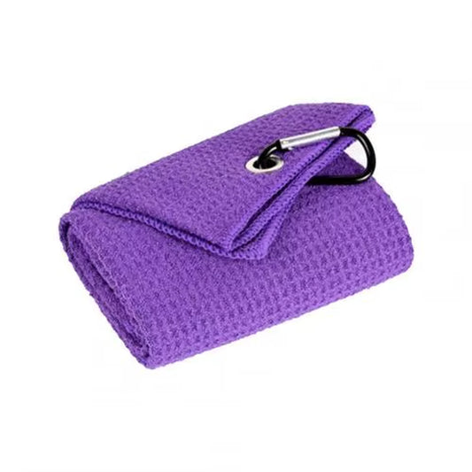 Golf Club Towel Anti-Pilling Quickly Drying Accessory Waffle Pattern Golf Towel for Golf Training