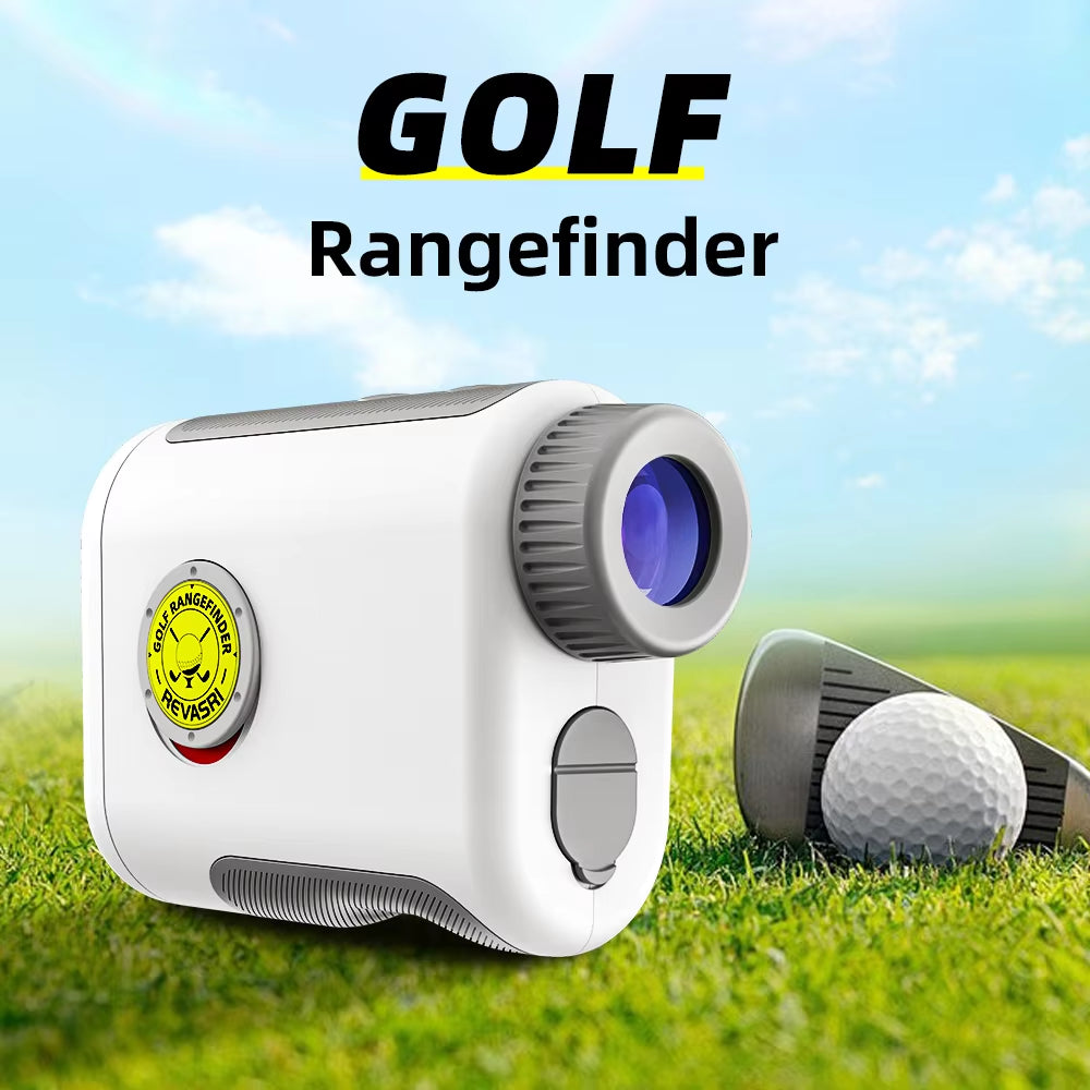 Golf Rangefinder with Slope Switch 1000Y Golf Range Finders with Magnetic Strip Flag Lock Vibration for Tournament Legal