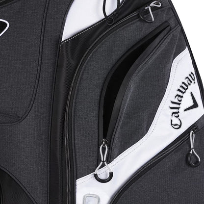 Premium Cart Bag in Black and Grey