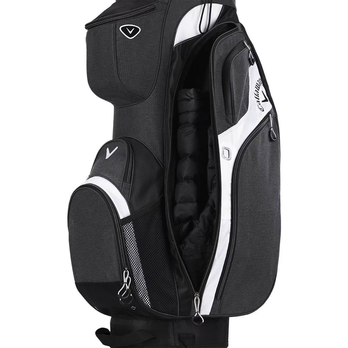 Premium Cart Bag in Black and Grey