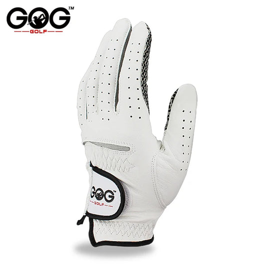 Pack 1 Pcs Golf Gloves Men'S Left/Right Hand Soft Breathable Pure Sheepskin with Anti-Slip Granules Golf Gloves Golf Men