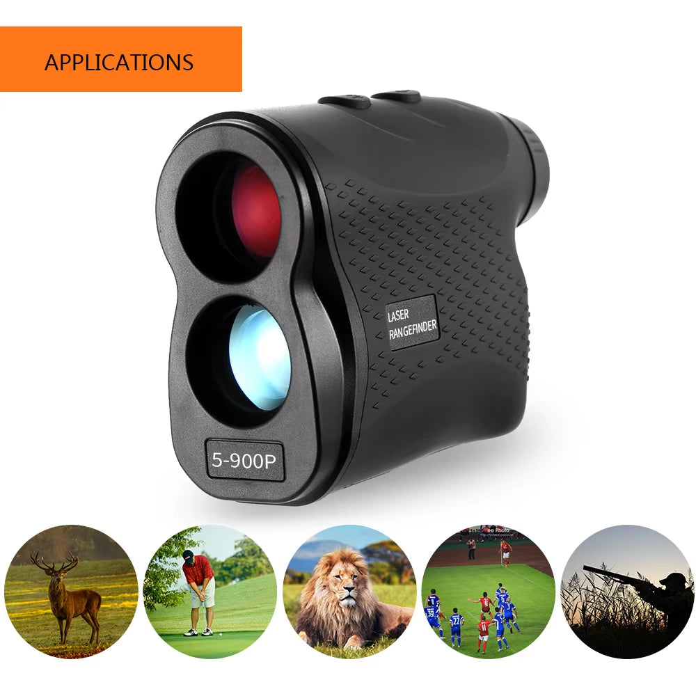 500M Golf Laser Rangefinder Distance Meter Monocular Telescope Speed Tester Laser Range Finder Digital Hunting Measurement